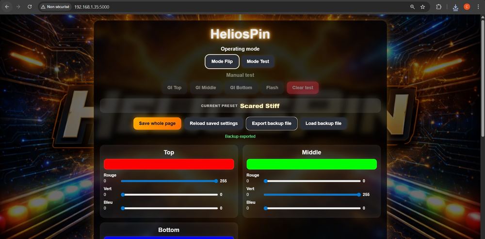 Interface HeliosPin